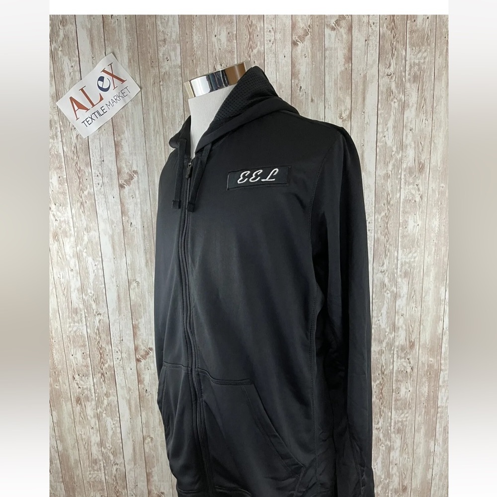 Nike Hoodie Mens Extra Large Black EEL Sweatshirt Pullover   N11